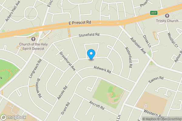 Map location for 36 Winstone Road, Liverpool, Merseyside, L14 0LZ