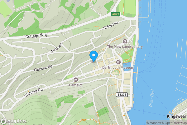 Map location for Youth Club, Ivy Lane, Dartmouth, Devon TQ6 9QQ