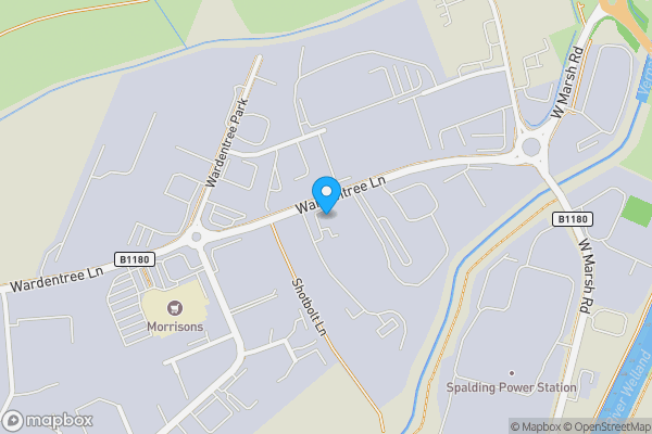 Map location for Roadside Parcels of Land, either side of the A16, Pinchbeck, Spalding, Lincolnshire, PE11 3UG