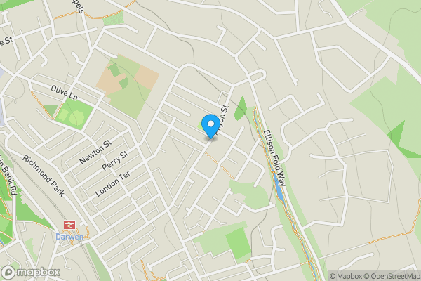 Map location for Anyon Street, Darwen, Lancashire, BB3