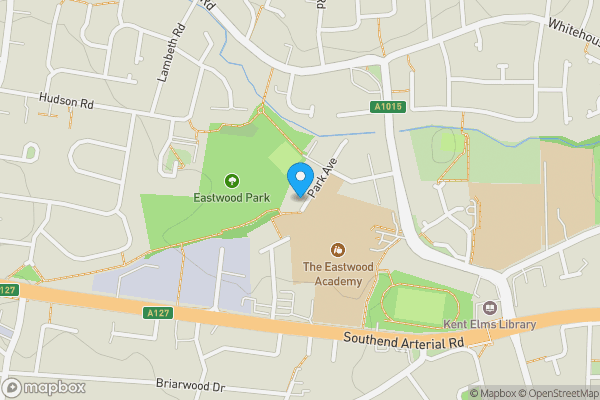 Map location for 31 Park Avenue, Leigh-on-Sea, Essex, SS9 5XB