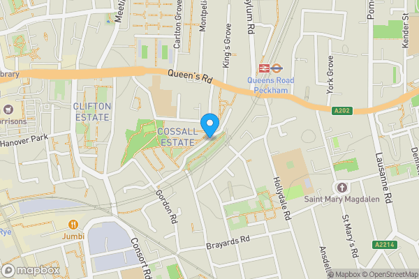 Se15 Postcode Cossall Walk, London, SE15 2TN