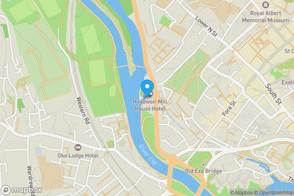 Map location for 10 Eagle Cottages , Exeter, EX4 3AA