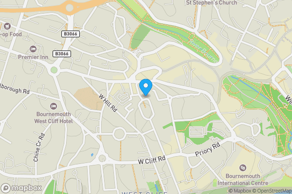Map location for Flat 3, 25 St Michael's Road, Bournemouth, Dorset, BH2 5DP