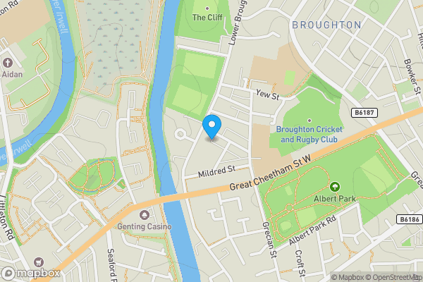 Map location for Rosemary Grove, Salford, Greater Manchester, M7 2JG