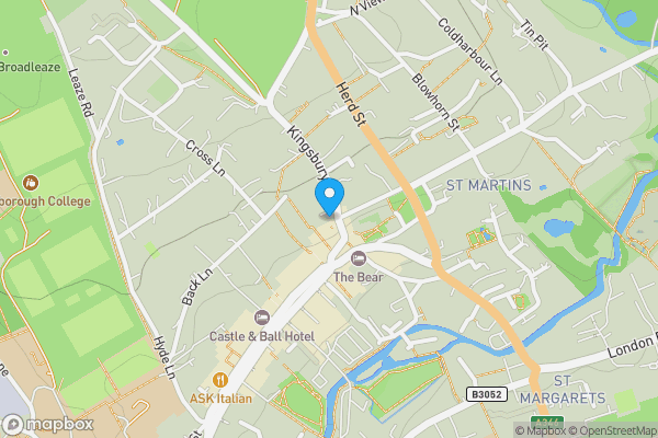 Map location for 7 & 8 Kingsbury Street, Marlborough, Wiltshire, SN8 1HU