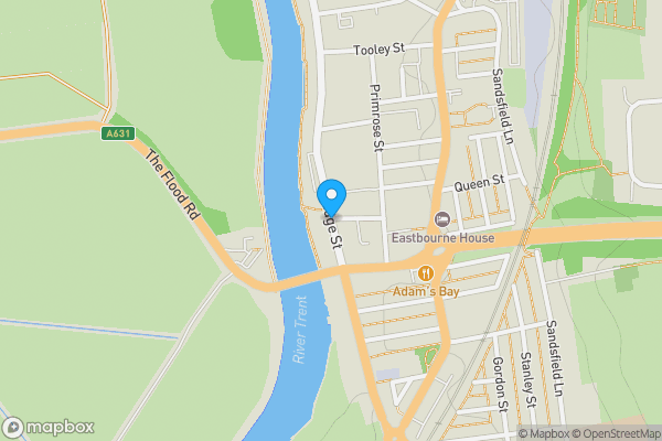 Map location for Bridge Street, Gainsborough, Lincolnshire, DN21 1LP