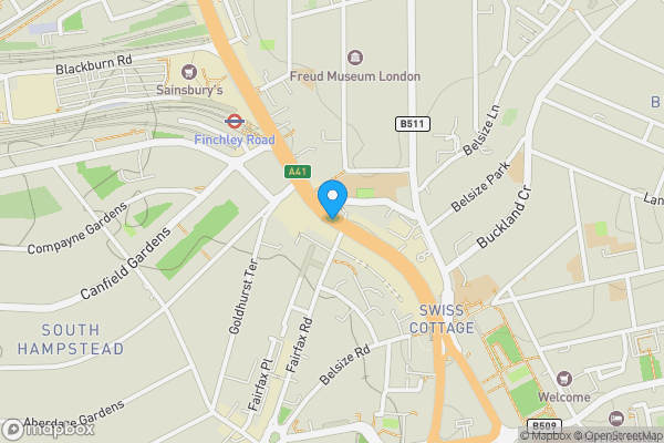 Map location for Hurstwood Court, Finchley Road, London, NW11