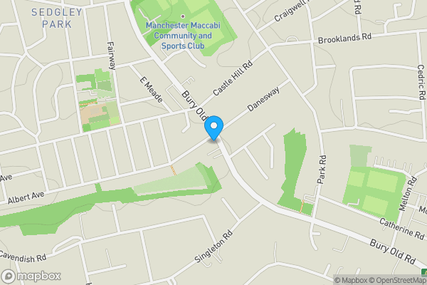 Map location for 27 & 27a Bury Old Road, Prestwich, Manchester, Greater Manchester M25 0EY