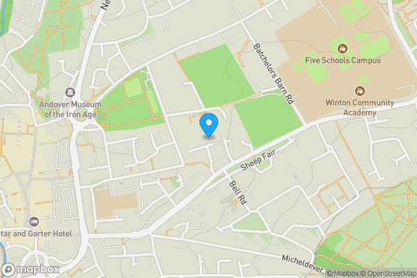 Map location for Flat 6, Eastfield House, Woodlands Way, Andover, SP10 2QU