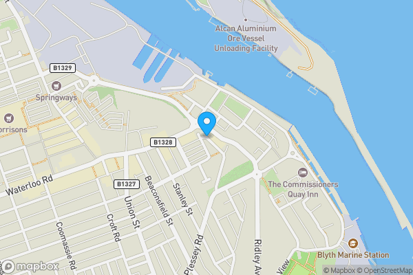 Map location for Freehold Street, Blyth , NE24 2BA