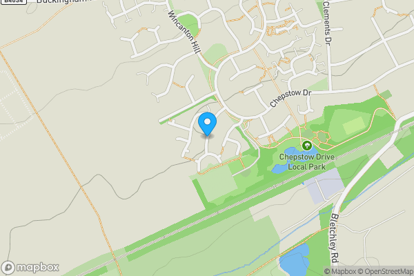 Map location for Fontwell Drive, MILTON KEYNES, Buckinghamshire, MK3 5LR