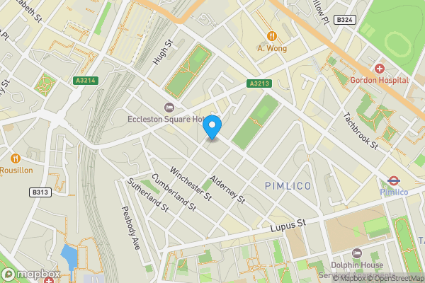 Map location for Flat F, 55 St George's Drive, City of Westminster, London, SW1V 4DF