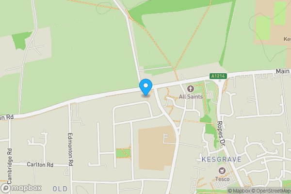 Map location for Land At Back Of 10 Quebec Drive, Ipswich, Suffolk, IP5 1HP