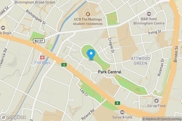 Map location for Alfred Knight Way, Birmingham, West Midlands, B15 2BH