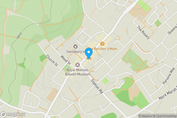 Map location for 135 High Street, Royal Wootton Bassett, Swindon SN4 7BH