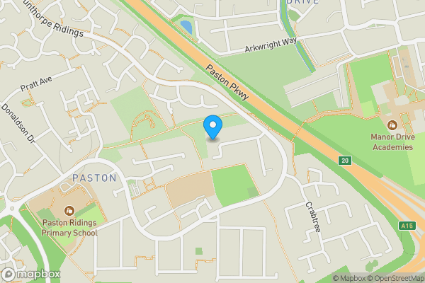 Map location for 84 Whitwell, Peterborough, PE4 7DX