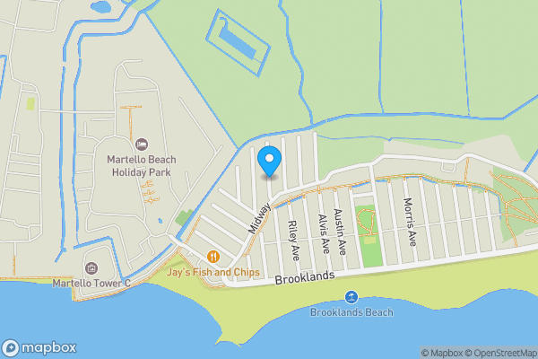 Map location for 5 Rover Avenue & Adjoining Land, Jaywick, Clacton-on-Sea, CO15 2LP