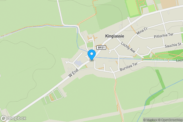 Map location for 1 West End, Kinglassie, Lochgelly, Fife KY5 0XF