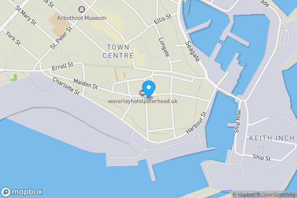 Map location for 19 St. Andrew Street, Peterhead, AB42 1DS 