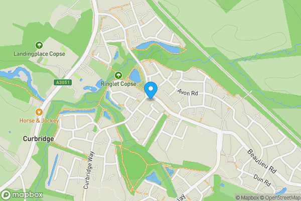 Map location for Oakhanger Close, Southampton, Hampshire, SO30 2HY