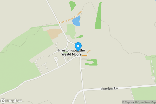 Map location for Preston-Upon-The-Weald Moors, TELFORD, Shropshire, TF6 6DH