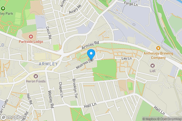 Map location for Armley Manor, Mistress Lane, Leeds, West Yorkshire LS12 2HL