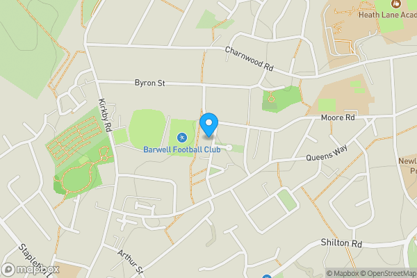 Map location for 8 Newlands Road, Barwell, Leicester, LE9 8AL