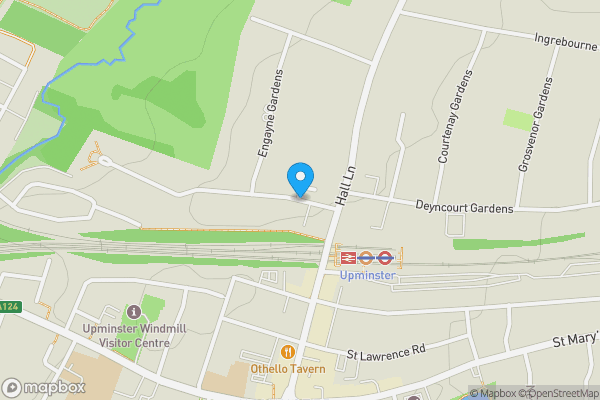 Map location for Waldegrave Gardens, Upminster, Essex, RM14 1UP