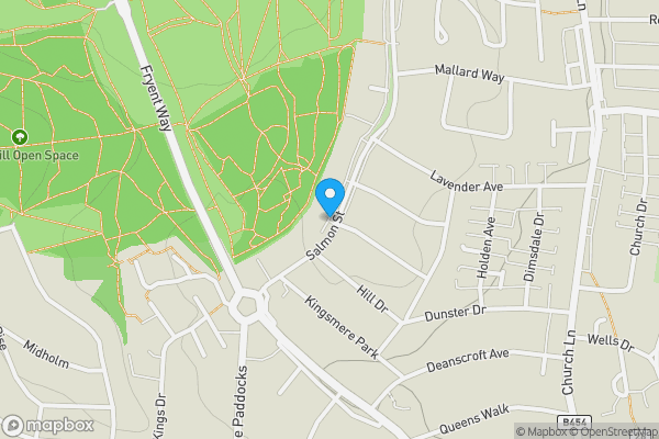 Map location for Salmon Street, LONDON, NW9 8NG