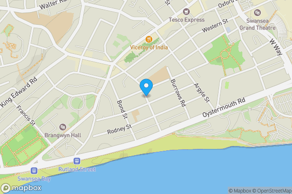 Map location for Beach Street, SWANSEA, SA1