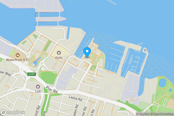 Map location for Units 4, 5 & 6 Peninsula Quay, Victory Pier, Gillingham, Kent, ME7 1GJ