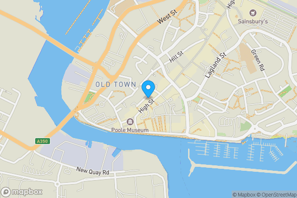 Map location for 26 High Street, Poole, Dorset, BH15 1BP