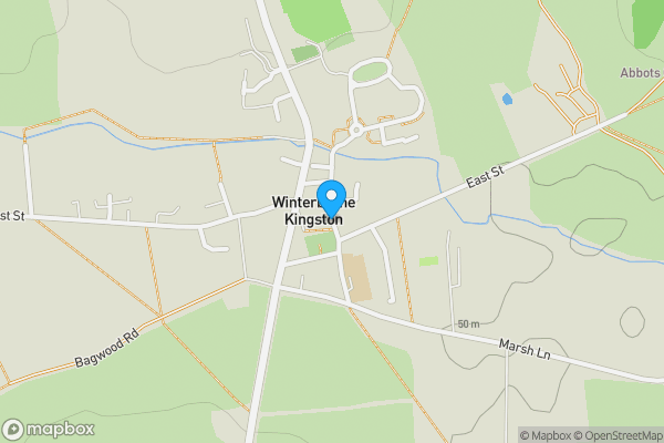 Map location for Sackville Street Winterborne Kingston, Blandford Forum, Dorset, DT11