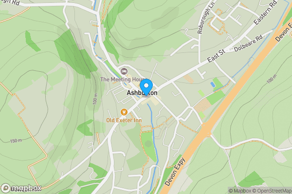 Map location for Hele Park Ashburton Road Newton Abbot Devon TQ12 6JN