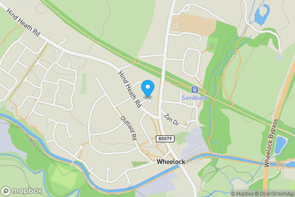 Map location for West Way, SANDBACH, Cheshire, CW11 3LQ