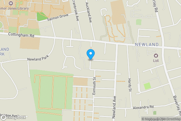 Map location for Walgrave Street, Hull, North Humberside, HU5 2LT