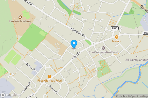 Map location for Arthur Wellesley House, 17 Palace Gate, Wellingborough, Northamptonshire, NN9 5FD