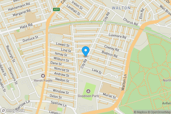 Map location for 43a-45 City Road, Liverpool, Merseyside L4 5UN
