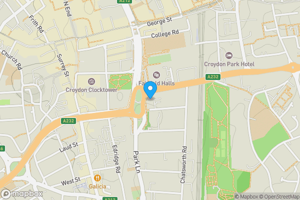 Map location for Flat 2 St. Crispin House, 2 Barclay Road, Croydon, Surrey, CR0 1JN