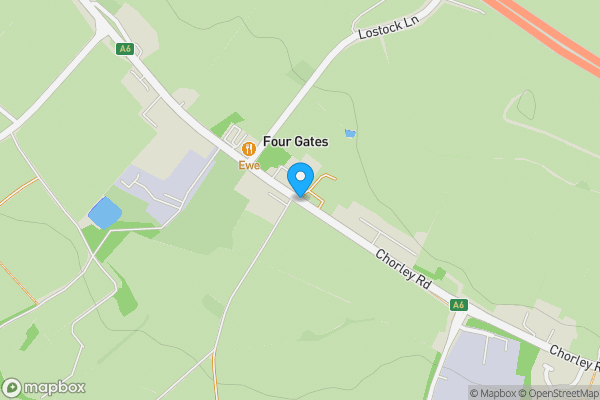 Map location for Land South of Chorley Road, Westhoughton, Bolton, Lancashire BL5 3NS