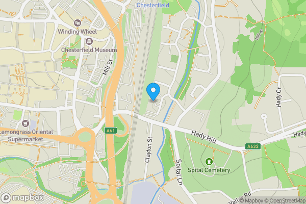 Map location for Markham Quay, Chesterfield, Derbyshire, S41 0FT