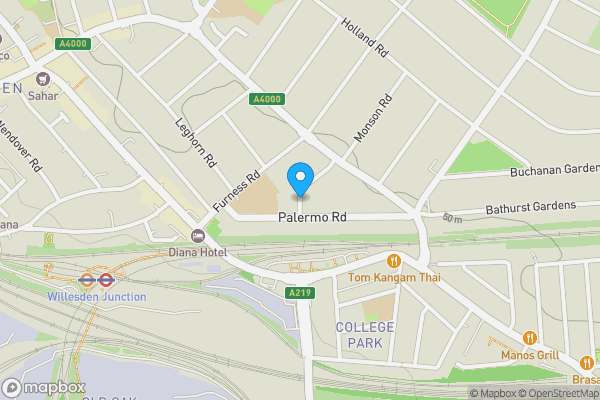 Map location for Electrical Transfer Sub Station at, Odessa Road, London, NW10 5YS