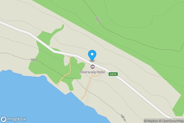 Map location for Investment Plot Overscaig, Lairg, IV27 4NY