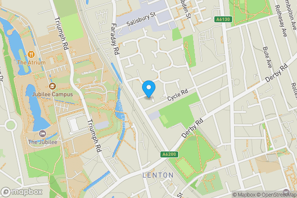 Map location for 14 Kittiwake Mews, Lenton, Nottingham, NG7 2DH
