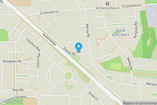 Map location for 24 Fowler Road, Scunthorpe, South Humberside, DN16 1PH