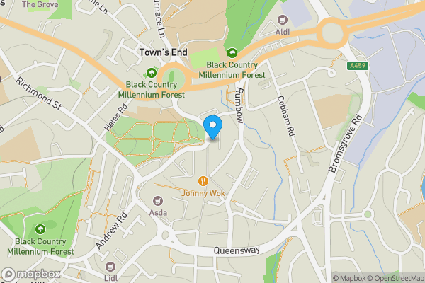 Map location for 63 High Street, Halesowen, B63 3BG