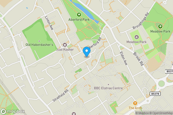 Map location for Land Adjacent to, 10 Barton Way, Borehamwood, Hertfordshire, WD6 1PH