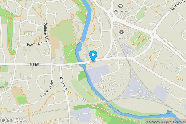 Map location for 11, East Street, Colchester, Essex CO1 2TR