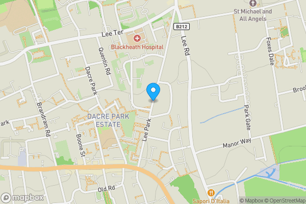 Map location for Lee Park, LONDON, SE3 9HH